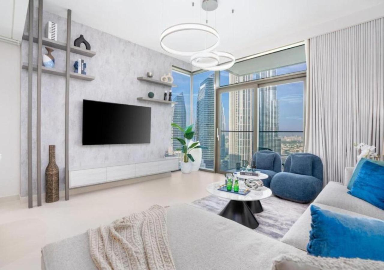 High-Floor 2 Bedroom Premium Apt And Burj Khalifa Views By Vibel Dubai Exterior photo