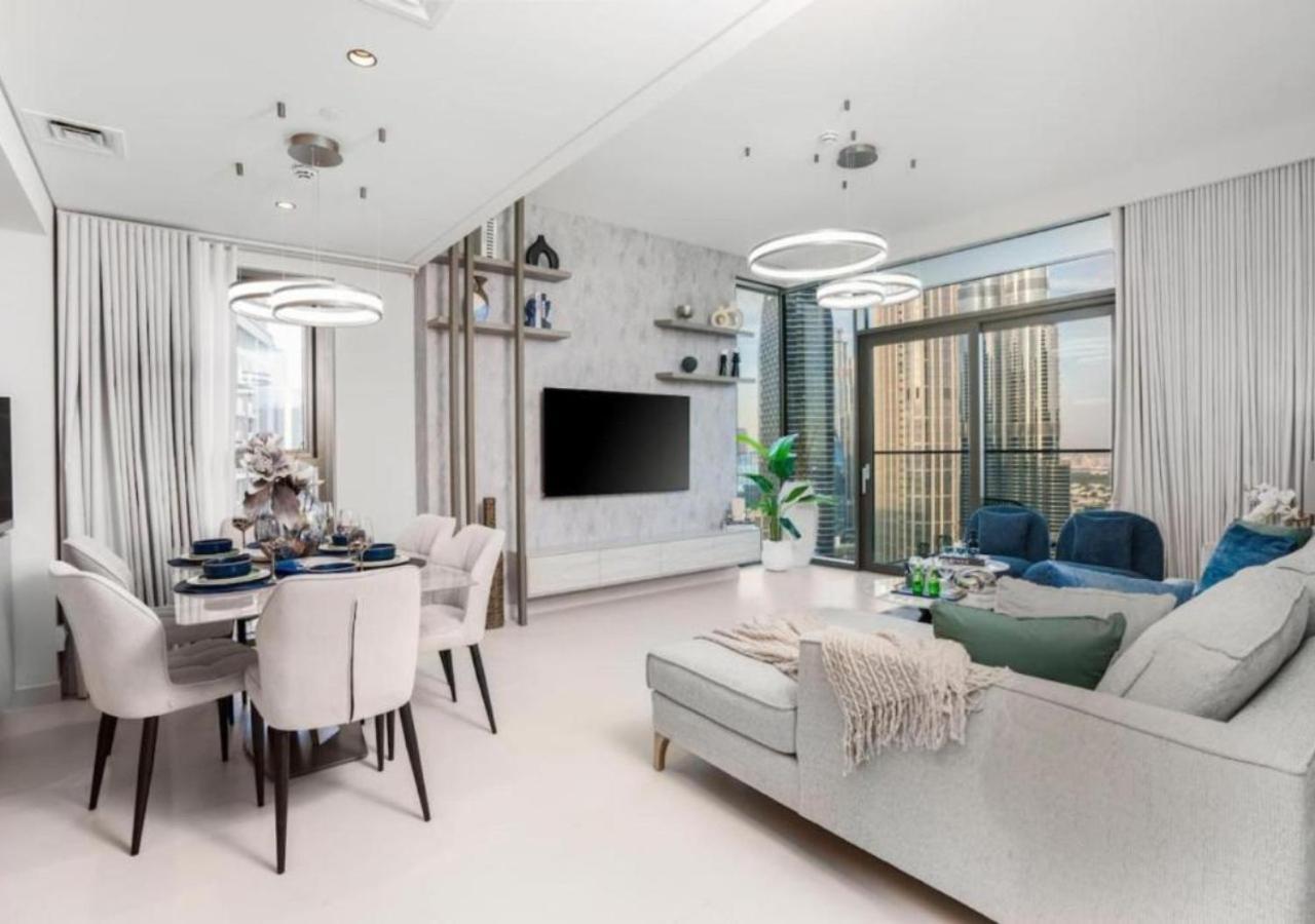 High-Floor 2 Bedroom Premium Apt And Burj Khalifa Views By Vibel Dubai Exterior photo